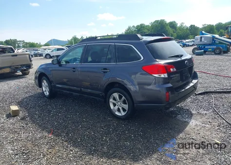 2013 Subaru Outback 2.5I Premium из США, поврежденный, VIN 4S4BRBGC0D3311986